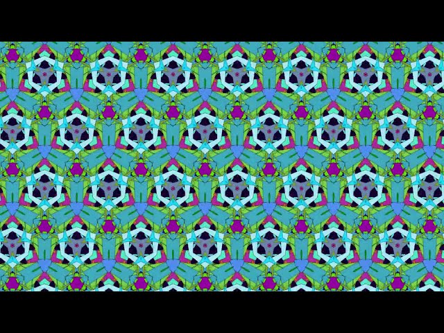 Color Kaleidoscope Animation #2 | Hypnotic Visuals to Relaxing Ambient Meditation Music