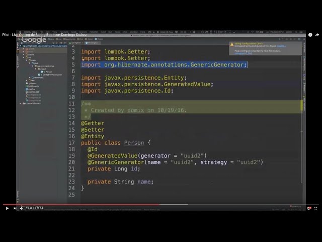 Pilot - Live Coding de Spring Boot con Domingo Suárez