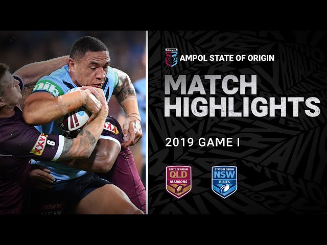 NRL Highlights | QLD Maroons v NSW Blues Match Highlights | Game I, 2019 | State of Origin | NRL