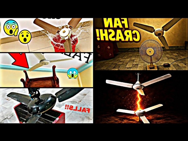 Ultimate Compilation - Ceiling Fans Falling Down!