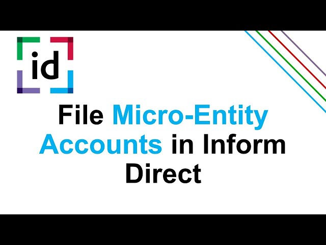 Micro-Entity Accounts in Inform Direct