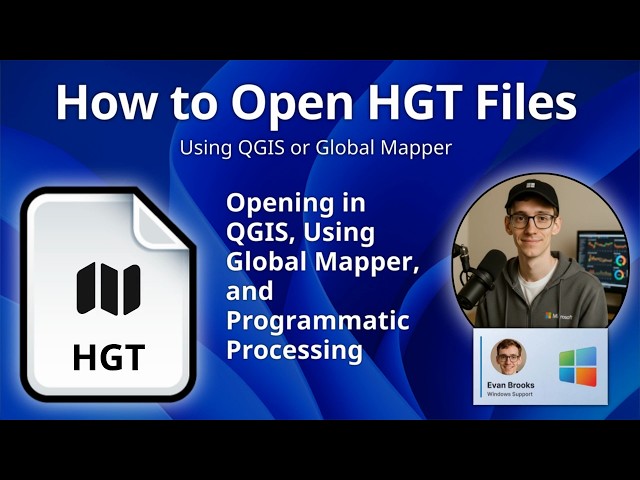How to Open HGT Files (SRTM Elevation Data)