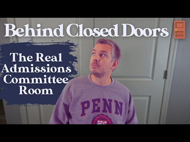 Why Top Students Get Rejected: Inside a Selective College Admissions Committee