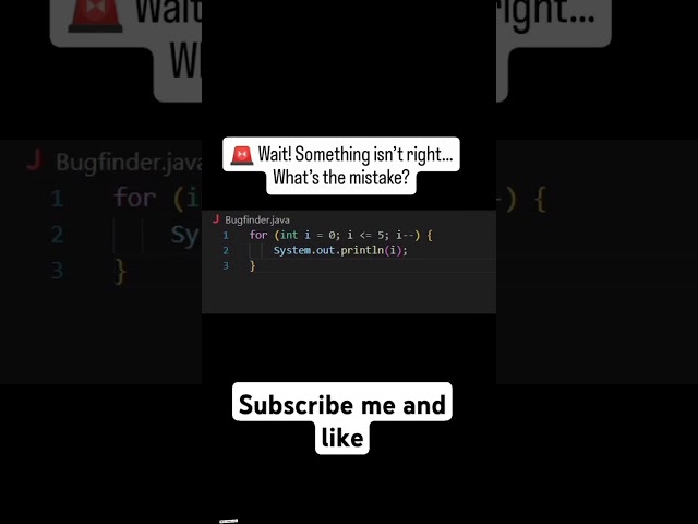 #CodarJava#JavaBugs #ProgrammingChallenge #CodeShorts #JavaTips #BugHunting #LearnJava