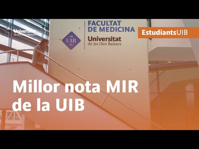 Millor nota MIR de la UIB