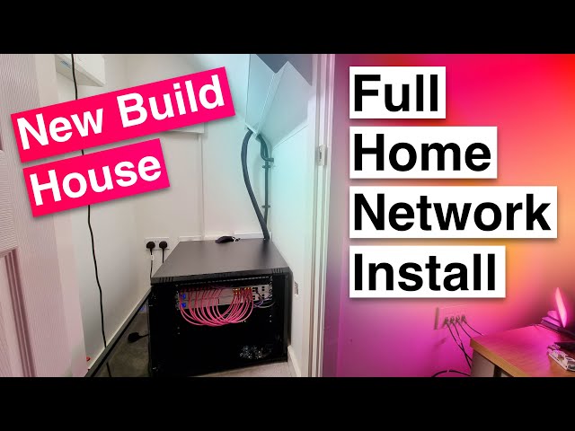 Installing Home Network Wiring in a Friend's New Build House - An In-Depth Look