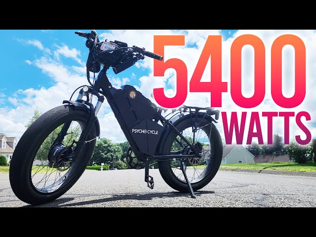 TERRIFYING TORQUE! 43mph, DIY Dual Motor #PsychoCycle
