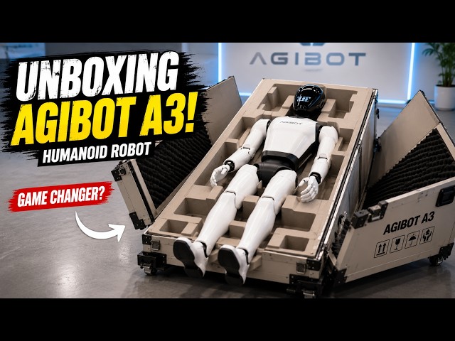 AGIBOT A3 Revealed Future Humanoid Robot Technology Unboxing