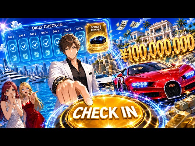 He Travels Back to College, Awakens a Sign-In System, and Becomes a Super-Rich Tycoon Overnight!
