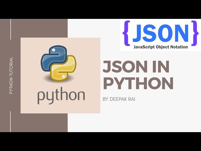Json in Python | Python tutorial | JSON