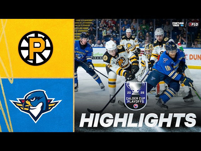 HIGHLIGHTS: Game 4 Providence Bruins vs Springfield Thunderbirds | AHL Calder Cup Playoffs 2026