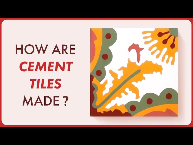 How it's made - Traditional Cement Tiles