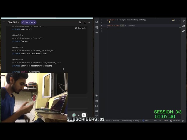 Live Problem solving and Study With Me | Live Coding | Focus Music | 2026 (Coding-48 part 2)