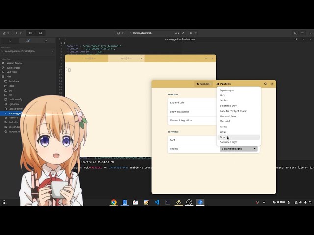 a new terminal for GNOME in GTK4.. with tabs on headerbar!!
