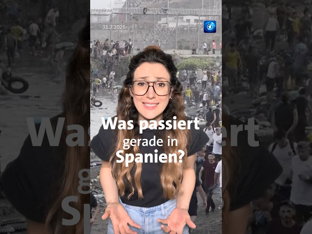 Was passiert gerade in Spanien?  #tagesschau  #nachrichten #ceuta