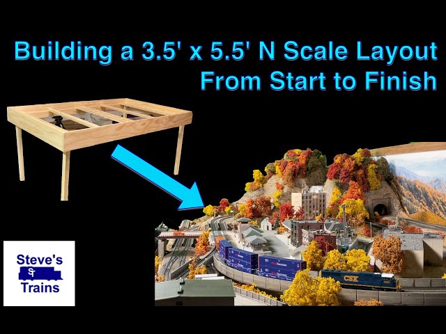 Building a 3x5 N Scale Layout From Start to Finish: Series Compilation
