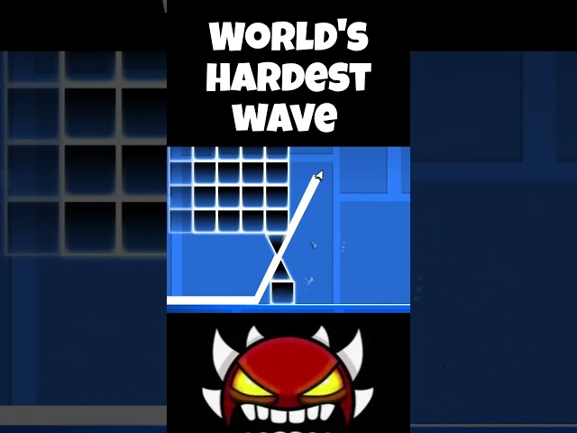 World's hardest wave click in Geometry Dash?