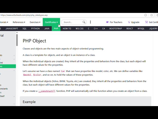 How to do PHP examples
