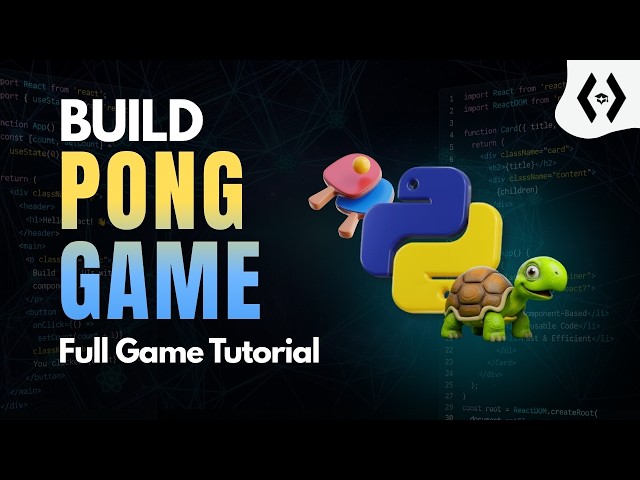 Build Pong in Python Turtle from Scratch! – Full Game Tutorial (Beginner Friendly)