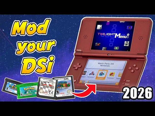 ¡GUÍA COMPLETA para modificar tu DSi y jugar a juegos de NDS y GBA! | Twilight Menu 2026