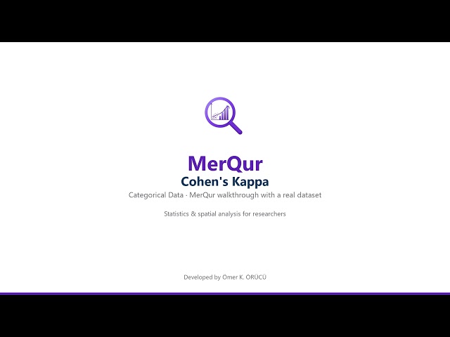 Categorical Data Analysis | MerQur Step-by-Step — Education