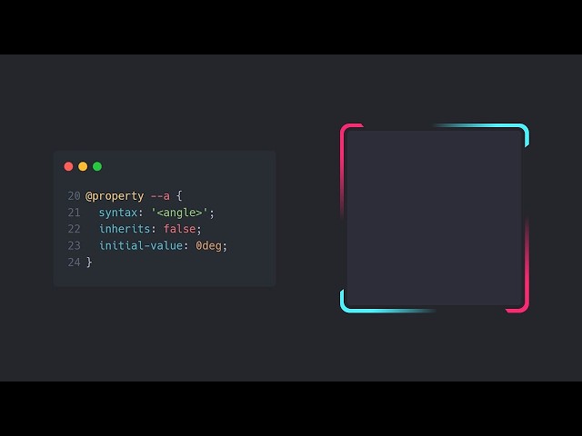 Awesome Border Animation Effects using CSS repeating-conic-gradient