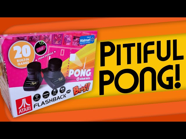 AtGames' Flashback Pong Blast! - Full Review & Paddle Comparison w/Atari 50 Flashback Gold