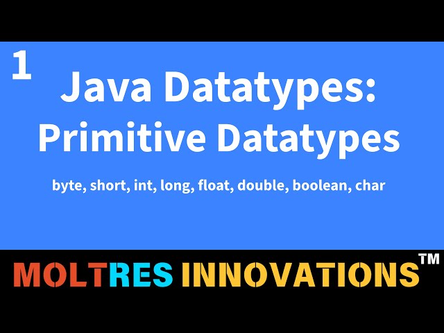 Java Data Types Explained | Primitive & Non-Primitive Types for Beginners #java