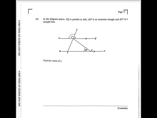 CSEC Math- May 2024 Question 3(b)