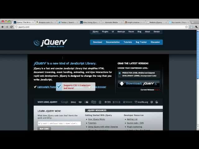 What is jQuery? - jQuery Tutorials for Beginners