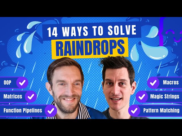 14 Ways to Solve Raindrops (FizzBuzz, but harder!)