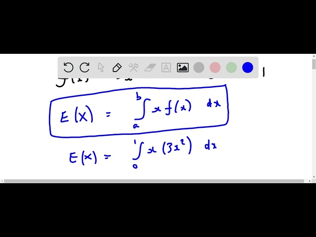Let X be a continuous random variable whose probability density function is: f (x) = 3x2 0  x  1 …