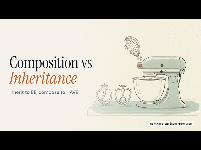 Composition vs Inheritance — Explained in Detail