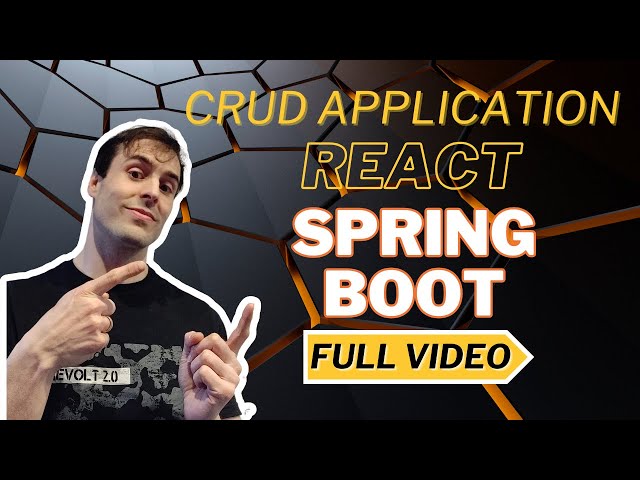 Build a Complete CRUD Application with Spring Boot and React