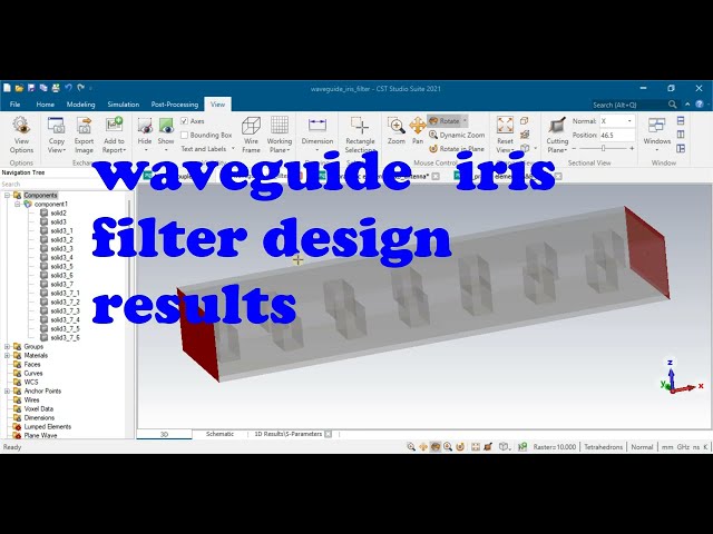 filtering antenna using artificial intelligence AI machine learning train cst
