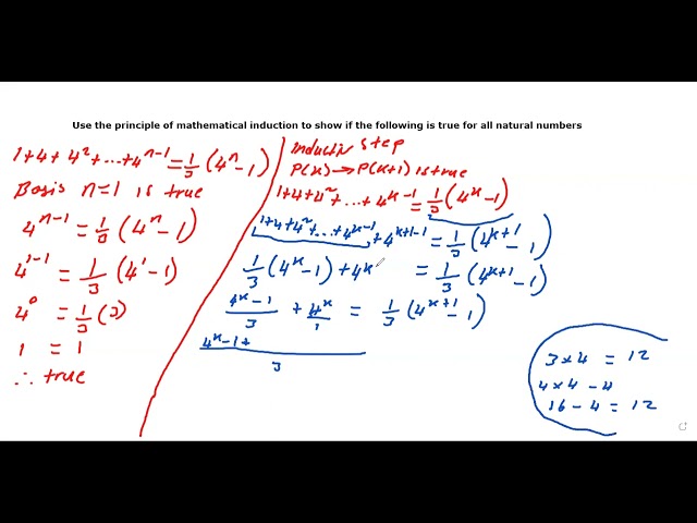 Mathematical Induction Example 3