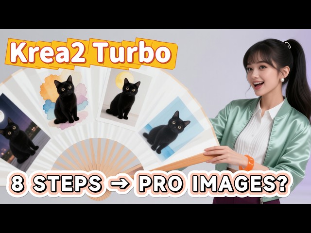 Can Krea 2 Turbo Really Make Great Images in 8 Steps? ComfyUI Test