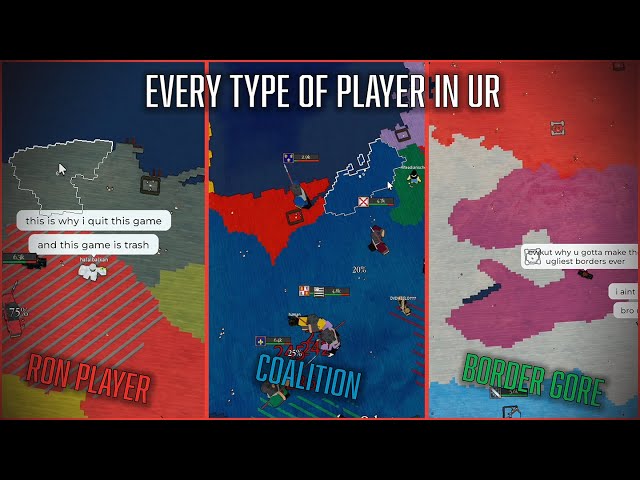 Every type of player in Universalis Remastered
