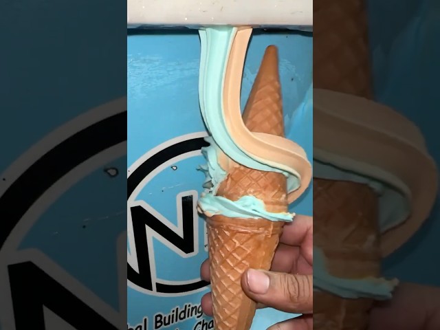 Treanding new ice cream #icecream #juniicecream #food #streetfood #ytshorts #softicecream #viral