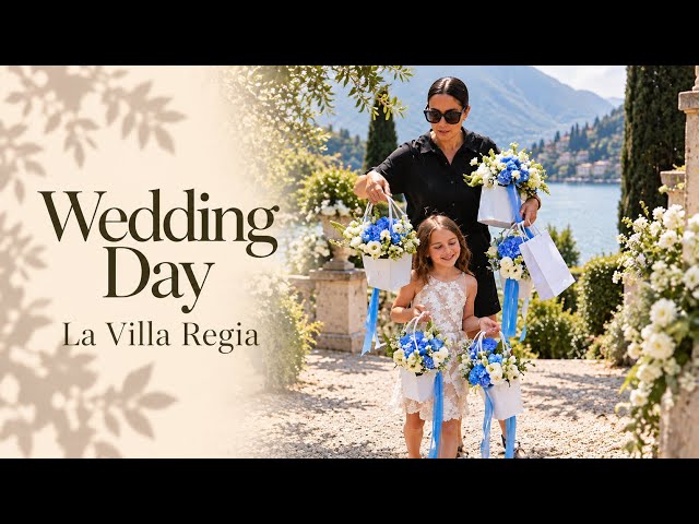 La Villa Regia Wedding Day on Lake Como | Behind the Scenes | Florist Vlog