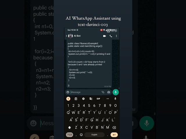 AI WhatsApp Chatbot Using OpenAi | Nodejs