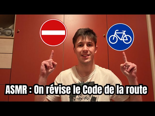 ASMR : On révise le code de la route (les panneaux) 
