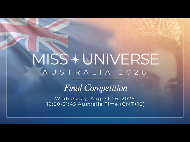 LIVE ⭐️ MISS UNIVERSE AUSTRALIA 2026 | Miss Universe