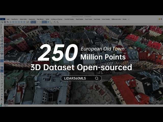 250 Million Gaussian Splats | Large-Scale 3DGS Reconstruction with LiDAR360MLS