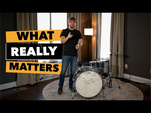 How to Get GREAT SOUNDING DRUMS at Home