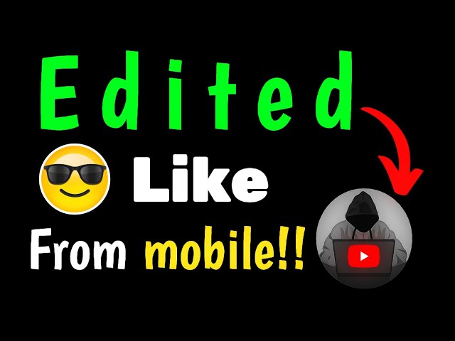 Edited like @decodingyt @StepGrow @HifzanBreaks from mobile 😎!!!!