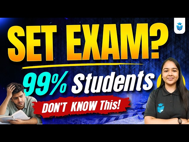 SET Exam 2026 Preparation | 99% Students Don't Know This! 🔥