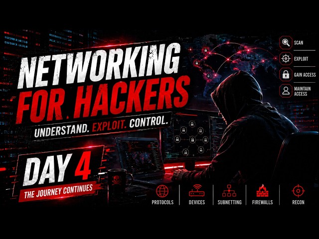 Networking for Ethical Hackers | Day 4 | Ethical Hacking Course 2026 | From Beginner to Advanced 🔥