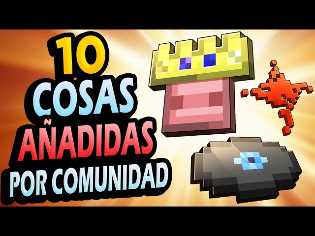 ✅ 10 cosas de MC añadidos por la Comunidad!!