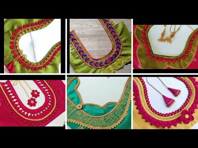 Trendy Patch Work Blouse Designs || Patch Work Blouse Design #blouse #boatneck #stitching #tricks